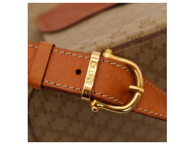 Céline Celine Macadam Beuteltasche Braun Beige - Ansicht 9