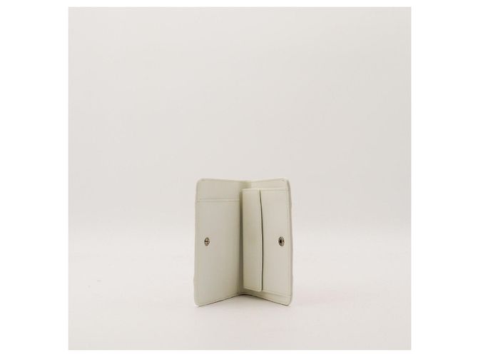Autre Marque Elleme Cartera Compacta de Piel Blanca y Rosa Blanco - vista 5