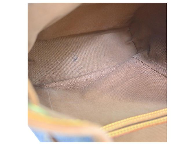 Louis Vuitton Vintage Montsouris Monogram Canvas MM Marron - vue 3