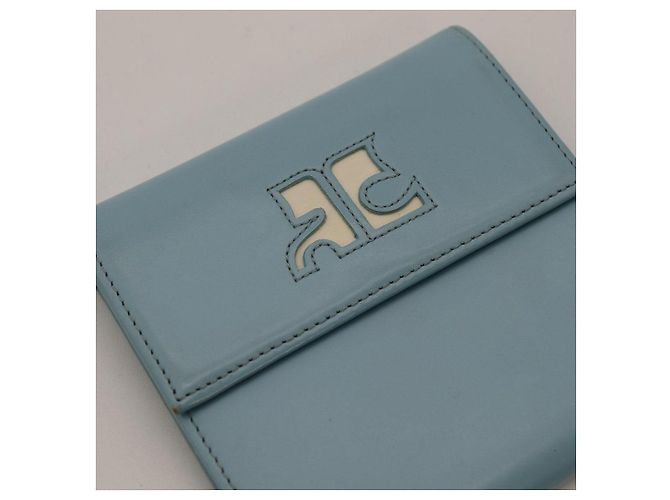 Courreges Courrèges Portafoglio Logo Blu chiaro - vista 6