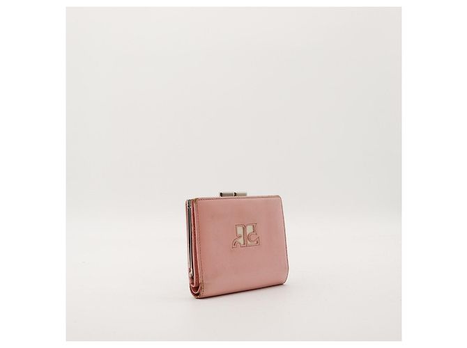 Courreges Courrèges Ledergeldbörse Pink - Ansicht 4