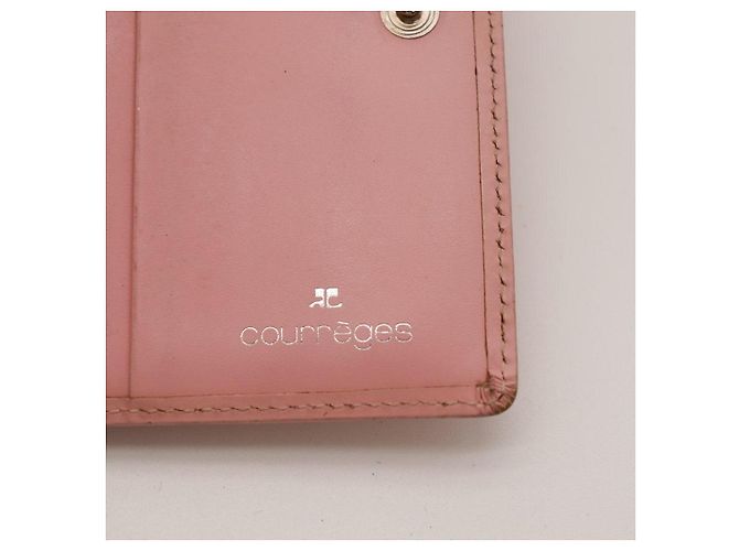 Courreges Courrèges Ledergeldbörse Pink - Ansicht 7