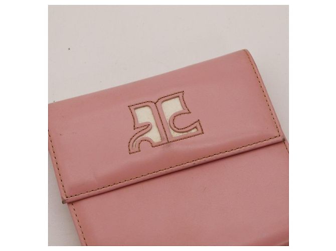 Courreges Courrèges Cartera de cuero rosa - vista 6