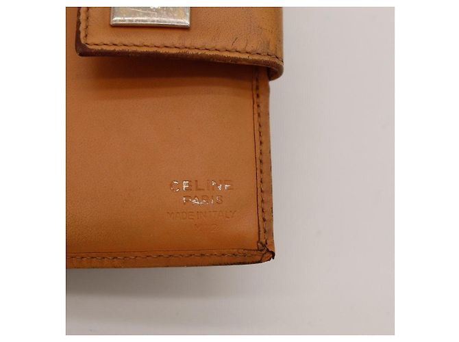 Céline Celine Monogram Canvas Bi-Fold Wallet Brown - view 7