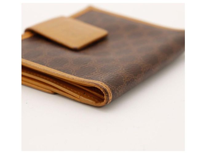 Céline Celine Cartera Triomphe en canvas Castaño - vista 10