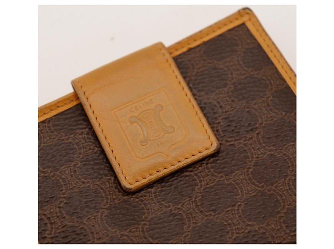 Céline Celine Cartera Triomphe en canvas Castaño - vista 6