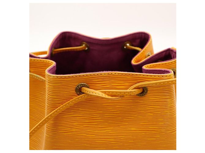 Louis Vuitton Borsa a Secchiello Epi Noe GM Arancione - vista 6