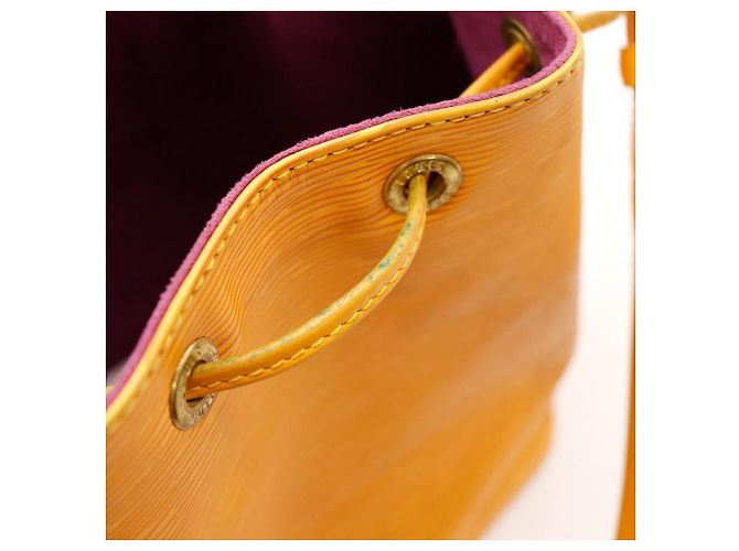 Louis Vuitton Borsa a Secchiello Epi Noe GM Arancione - vista 8