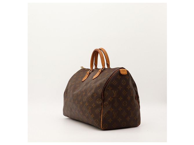 Louis Vuitton Speedy 30 Monogram Canvas Marrone Monogramma - vista 4