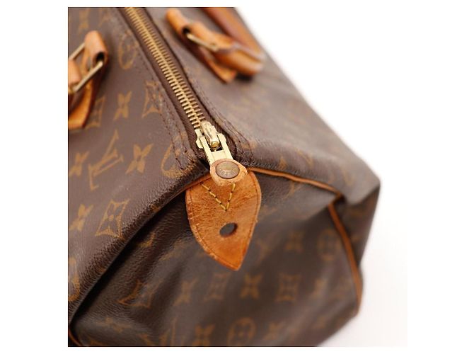 Louis Vuitton Speedy 30 Monogram Canvas Marrone Monogramma - vista 9