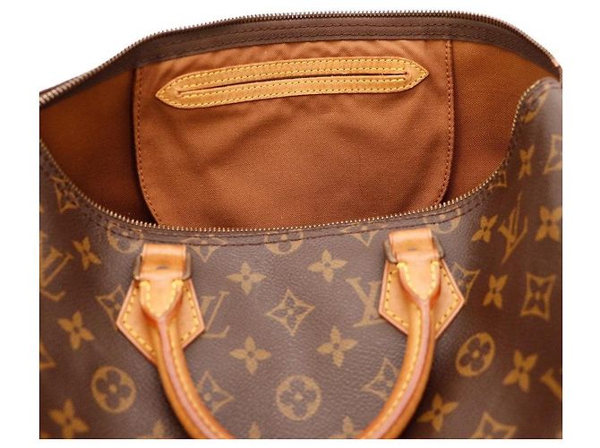 Louis Vuitton Speedy 30 Monogram Canvas Marrone Monogramma - vista 6
