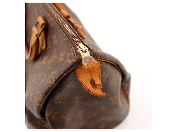 Louis Vuitton Speedy 30 Monogram Canvas Marrone Monogramma - vista 8