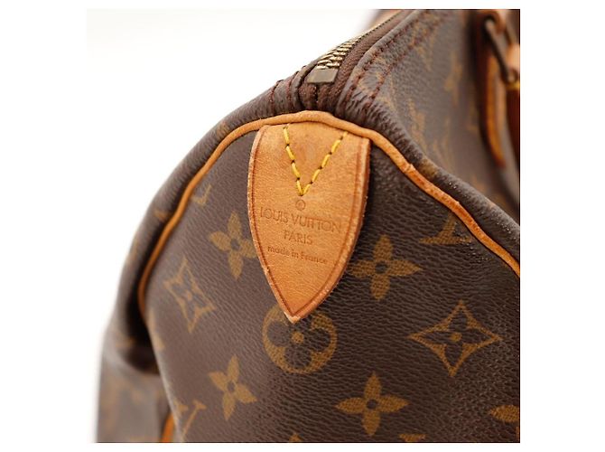 Louis Vuitton Speedy 30 Monogram Canvas Marrone Monogramma - vista 9