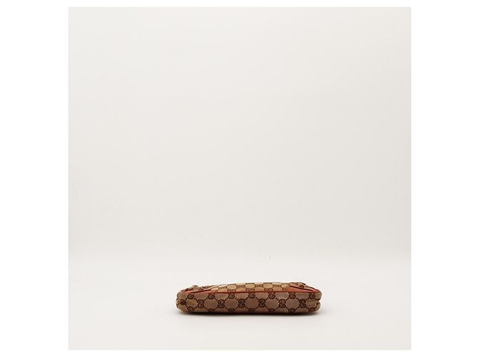 Gucci Borsa a tracolla in tela Monogram GG Marrone Monogramma - vista 5