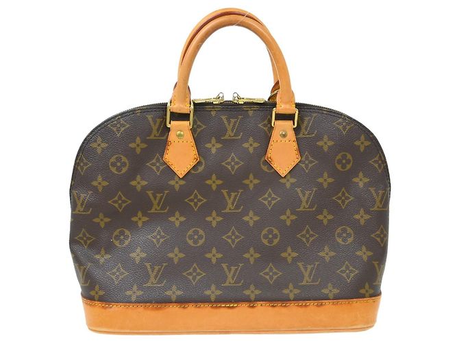 Borsa Louis Vuitton Alma Monogram Canvas PM Marrone - vista 2