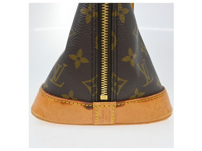 Borsa Louis Vuitton Alma Monogram Canvas PM Marrone - vista 3