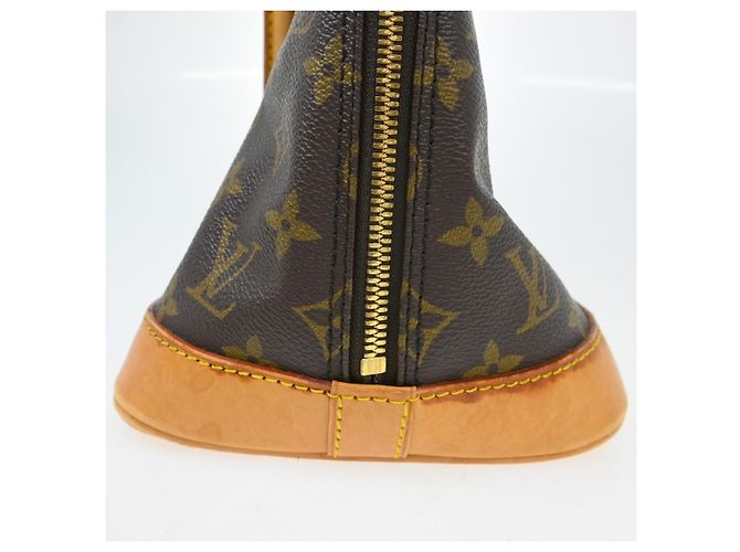 Borsa Louis Vuitton Alma Monogram Canvas PM Marrone - vista 4