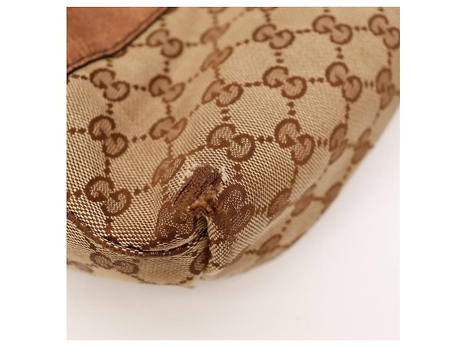 Gucci Borsa Bamboo in Tela Monogram GG Marrone Monogramma - vista 9