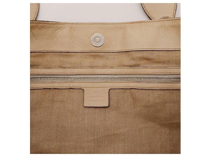 Borsa Tote Gucci in Tela Monogramma GG Marrone Beige - vista 11