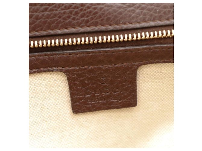 Gucci Bamboo Shopper Borsa Marrone - vista 15