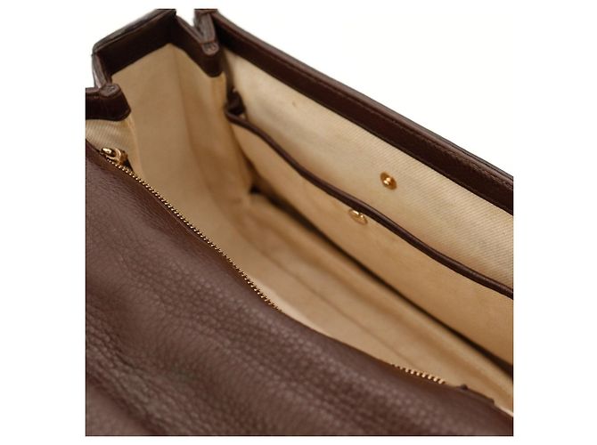 Gucci Bamboo Shopper Borsa Marrone - vista 16