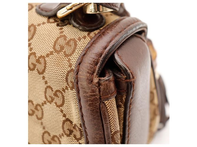 Gucci Bamboo Shopper Borsa Marrone - vista 8