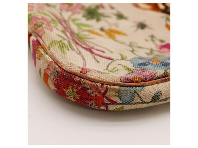 Gucci Jackie Borsa a tracolla in tela floreale Multicolore Beige - vista 10