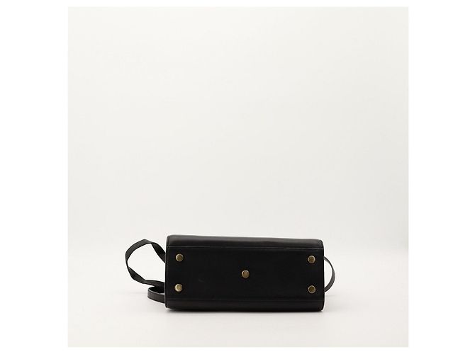Saint Laurent Sac De Jour Nano Borsa Tote in pelle nera Nero - vista 5
