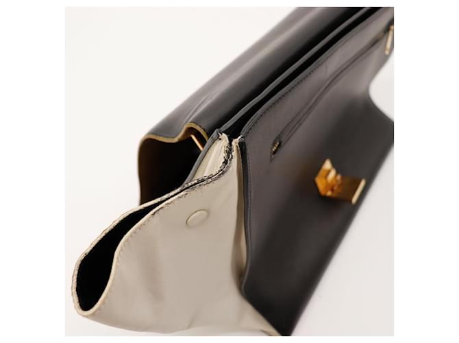 Céline Celine Borsa Trio in Pelle e Camoscio Marrone Nero Beige - vista 8