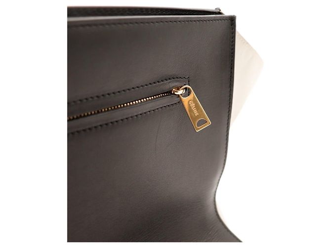 Céline Celine Borsa Trio in Pelle e Camoscio Marrone Nero Beige - vista 9