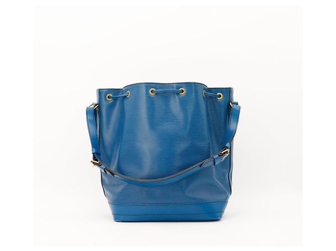 Louis Vuitton Borsa a secchiello Noe in pelle Epi Blu - vista 3