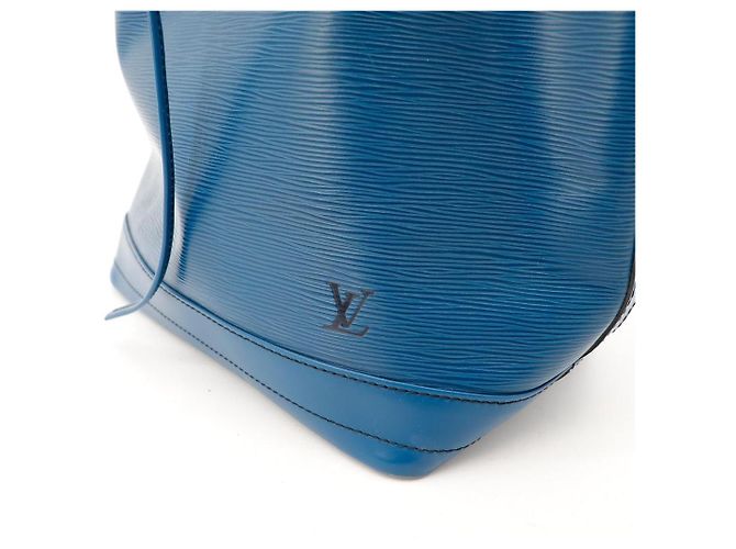 Louis Vuitton Borsa a secchiello Noe in pelle Epi Blu - vista 8