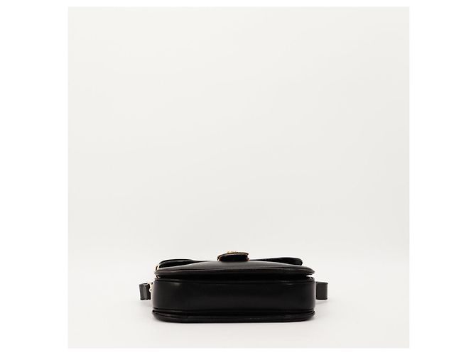 Céline Celine Borsa a tracolla Triomphe pelle nera Nero - vista 5