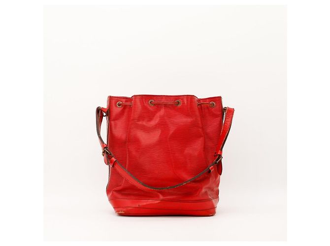 Louis Vuitton Borsa a Secchiello Noé in Pelle Epi Rosso - vista 3