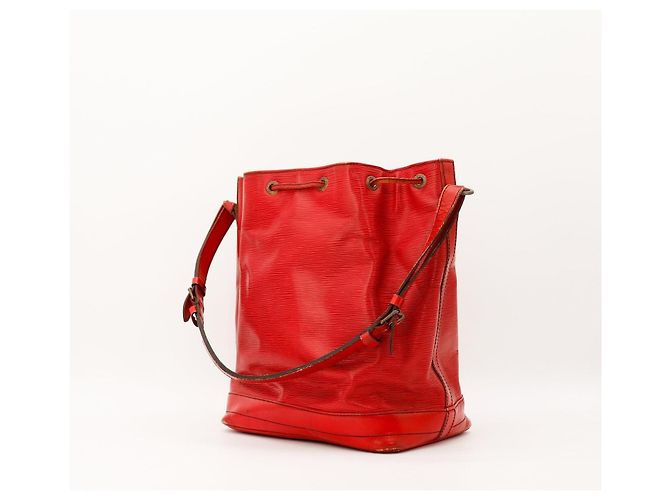 Louis Vuitton Borsa a Secchiello Noé in Pelle Epi Rosso - vista 4