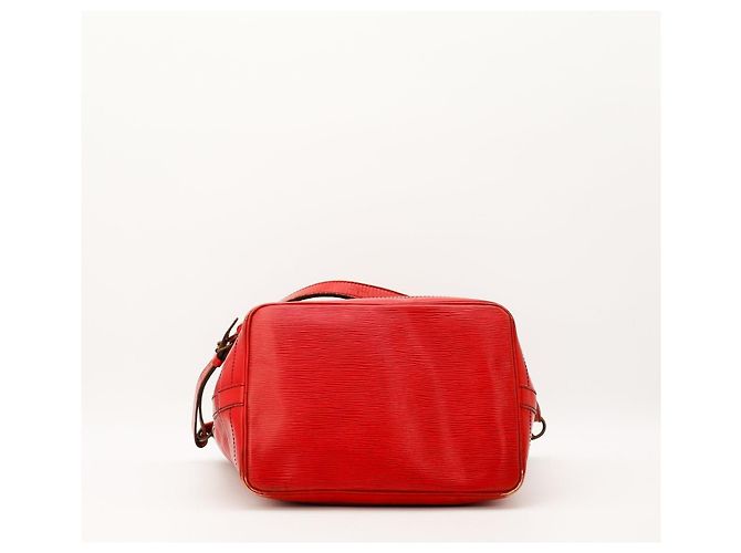 Louis Vuitton Borsa a Secchiello Noé in Pelle Epi Rosso - vista 5