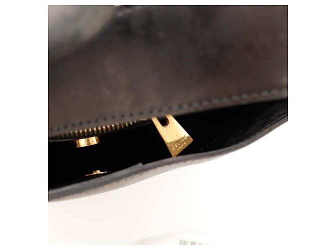 Céline Celine Triomphe Canvas Hobo-Tasche Braun Schwarz - Ansicht 8