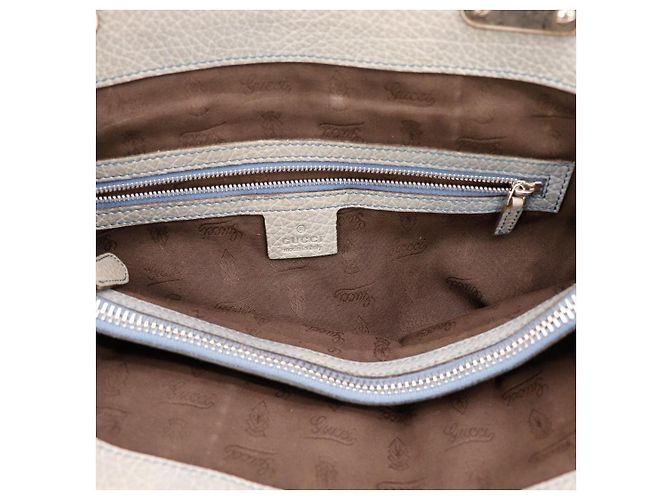 Gucci Bolsa em Canvas Monograma com Alça de Bambu Marrom - vista 9