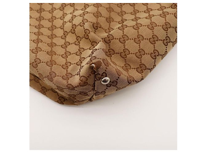 Gucci Bolso Tote de Lona Monograma GG Castaño - vista 7