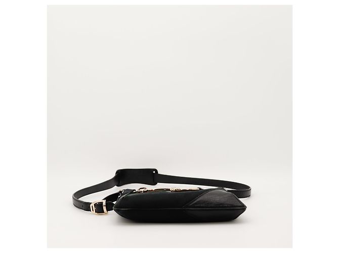 Gucci Borsa a tracolla Horsebit in tela Monogram Nero - vista 5
