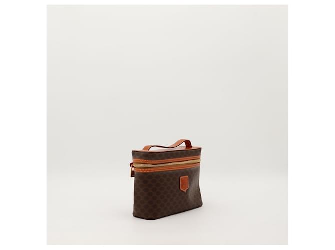 Céline Vanity Case Monogram Castaño Monograma - vista 4