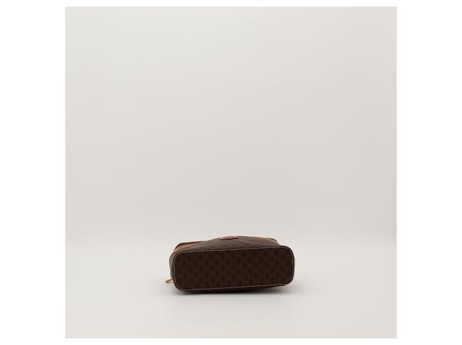 Céline Vanity Case Monogram Castaño Monograma - vista 5