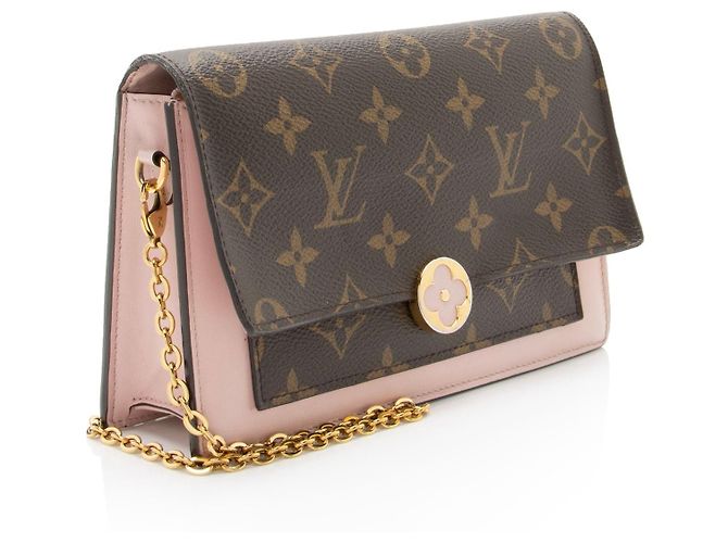 Louis Vuitton Monogram Canvas Flore Chain Wallet Braun - Ansicht 2