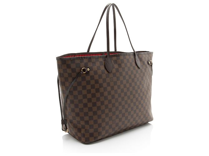 Louis Vuitton Damier Ebene Neverfull GM Tote Marrone - vista 2