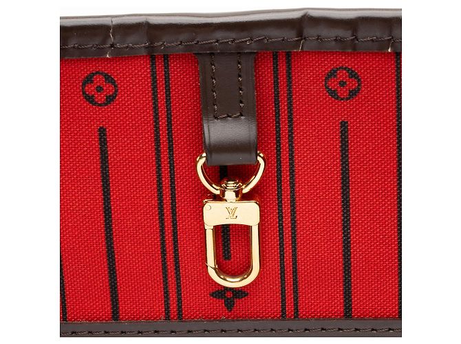 Louis Vuitton Damier Ebene Neverfull GM Tote Marrone - vista 9