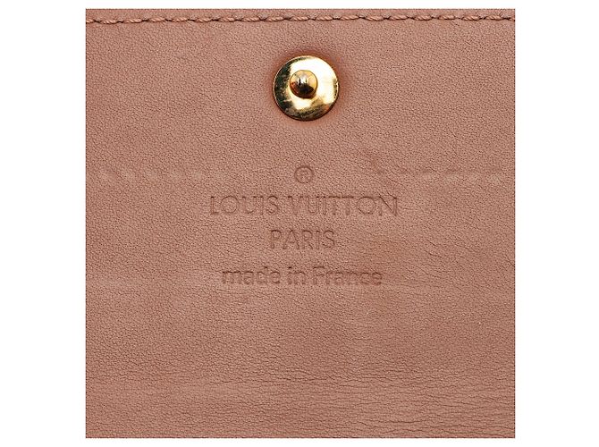 Portafoglio Sarah Monogram Vernis Louis Vuitton Marrone Beige - vista 6