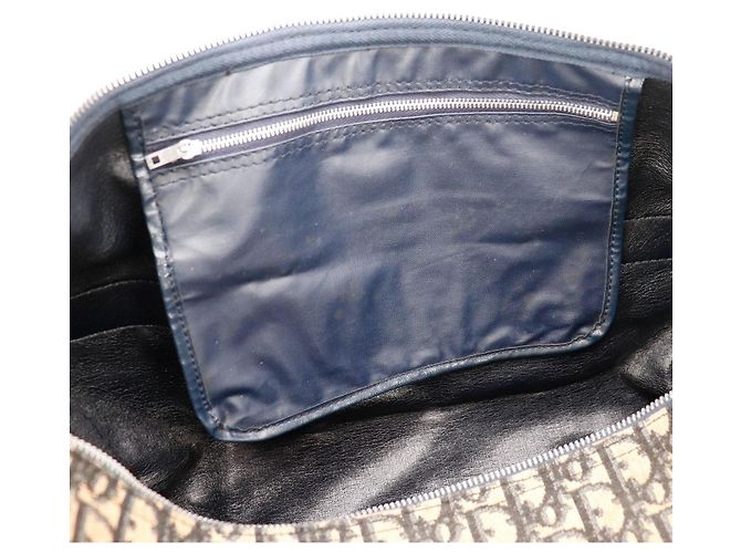 Christian Dior Borsa Boston Monogram Marrone Nero - vista 10