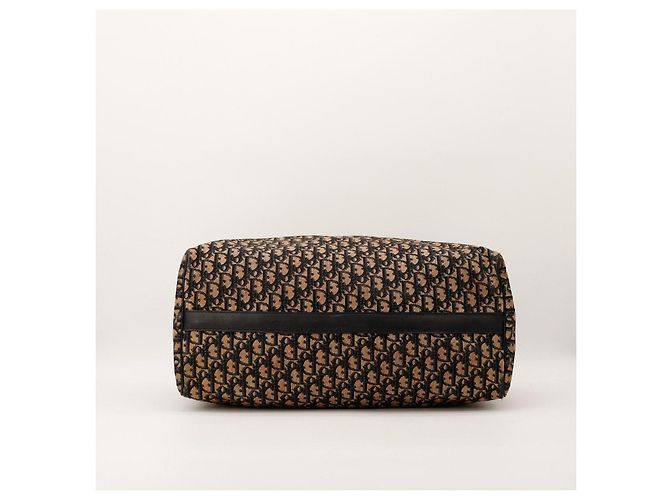 Christian Dior Borsa Boston Monogram Marrone Nero - vista 5
