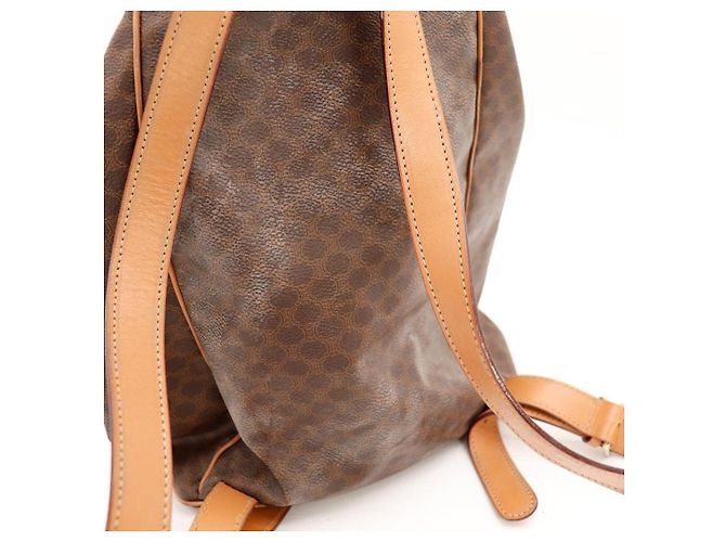 Céline Celine Mac론 Monogram Canvas Backpack Brown - view 11