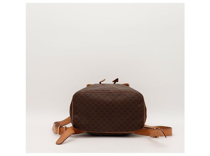 Céline Celine Mac론 Monogram Canvas Backpack Brown - view 5